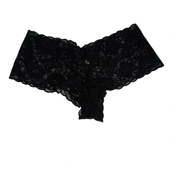 George Black Lace Cheeky Boyshorts Sz 8 - Picture 1 of 3